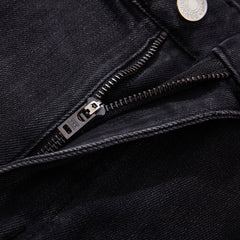 Übergröße Herren Minimalistische Straight Leg Jeans, Jeans für große Männer 