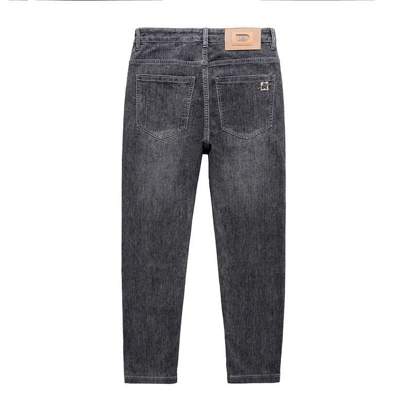 Plus Size Men's Minimalist Jeans,Spring Denim Pants