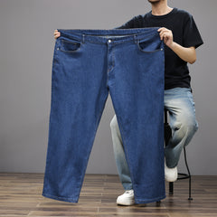 Jeans élastiques pour hommes grande taille 