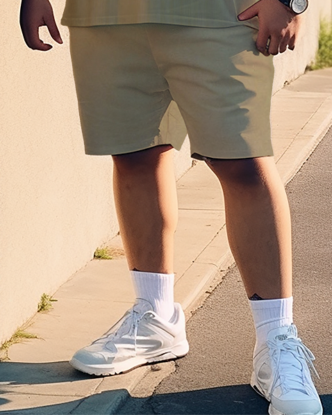 T-shirt et short Lincoln Touring grande taille pour homme 