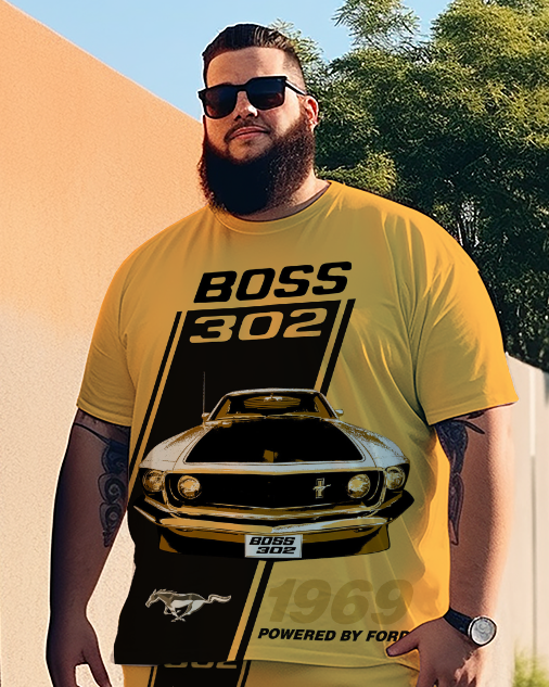 Men's 1969 Boss 302 Plus Size T-Shirt & Short