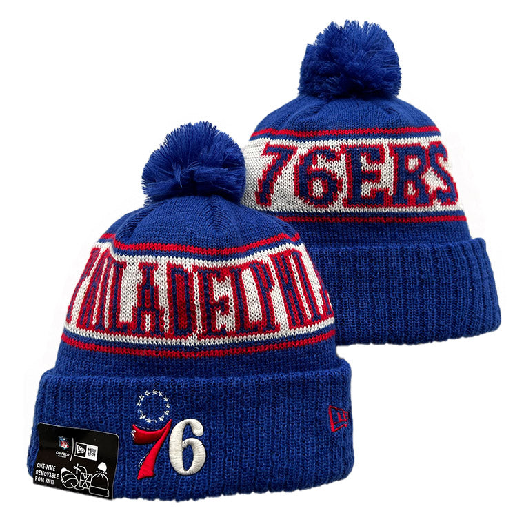 Bonnet en tricot sport des Philadelphia 76ers