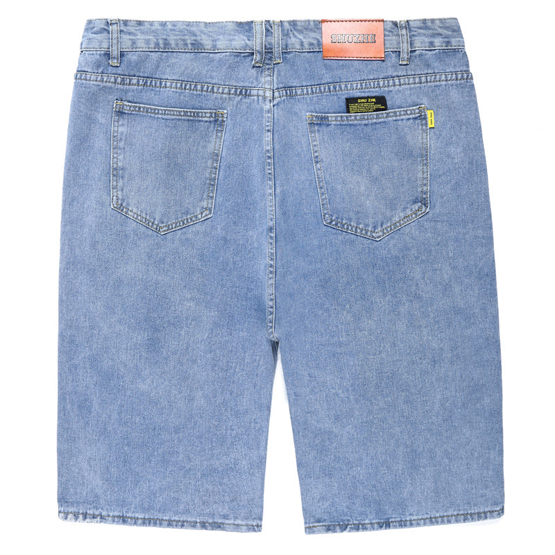 Minimalistische Sommerjeans für Herren in Übergröße 