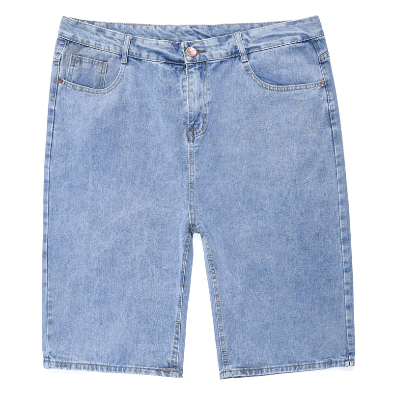 Minimalistische Sommerjeans für Herren in Übergröße 