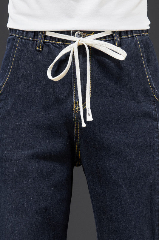 Übergröße Herren Stretch Harlan Jeans Weites Bein Gerade Jeans Winterhose 