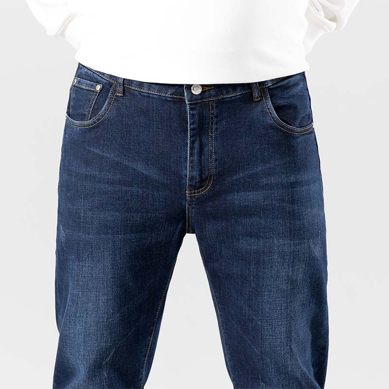 Plus Size Men's Casual Classic Minimalist Jeans