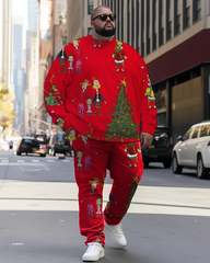 Sweat-shirts et pantalons grande taille pour hommes pour le jour de Noël