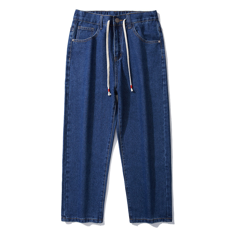 Plus Size Men's Baggy Hip Hop , Wide Leg Skater Denim Pants ,  Ankle Jeans