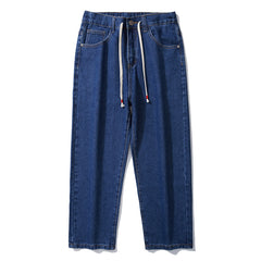 Plus Size Men's Baggy Hip Hop , Wide Leg Skater Denim Pants ,  Ankle Jeans