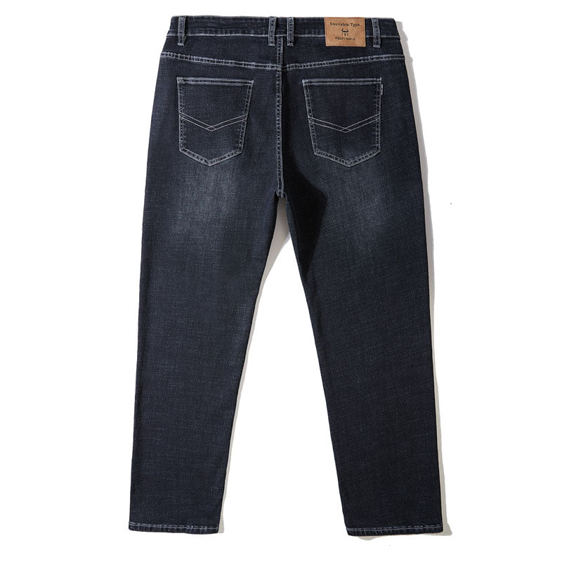 Plus Size Men's Trendy Casual Jeans