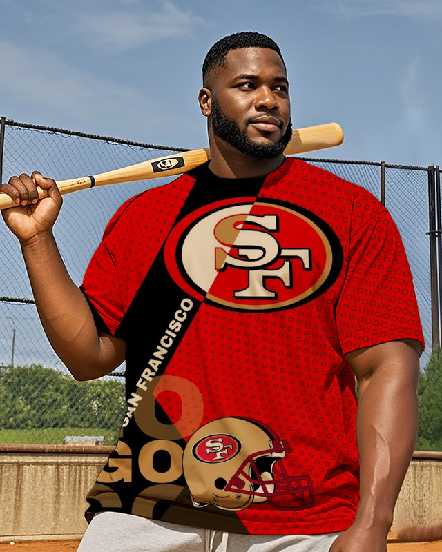 49ers Men's Plus Size Short Sleeve T-Shirt