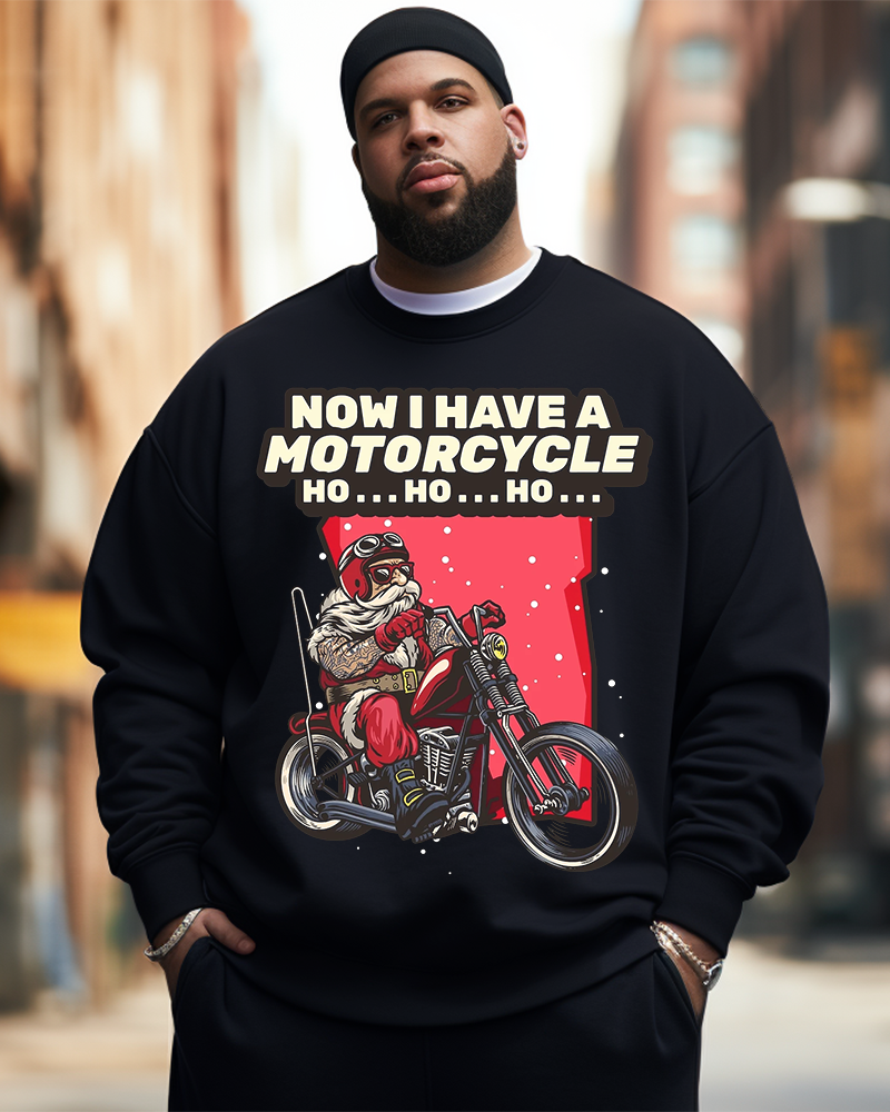 Sweat-shirts cool Moto Santa grande taille pour hommes