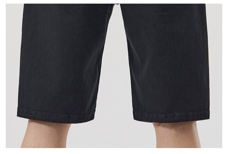 Plus Size Men's Simple Versatile Shorts,Summer Casual Knee Pants