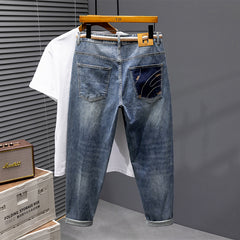 Übergröße Herren Casual Loose Jeans , Weite Jeans , 