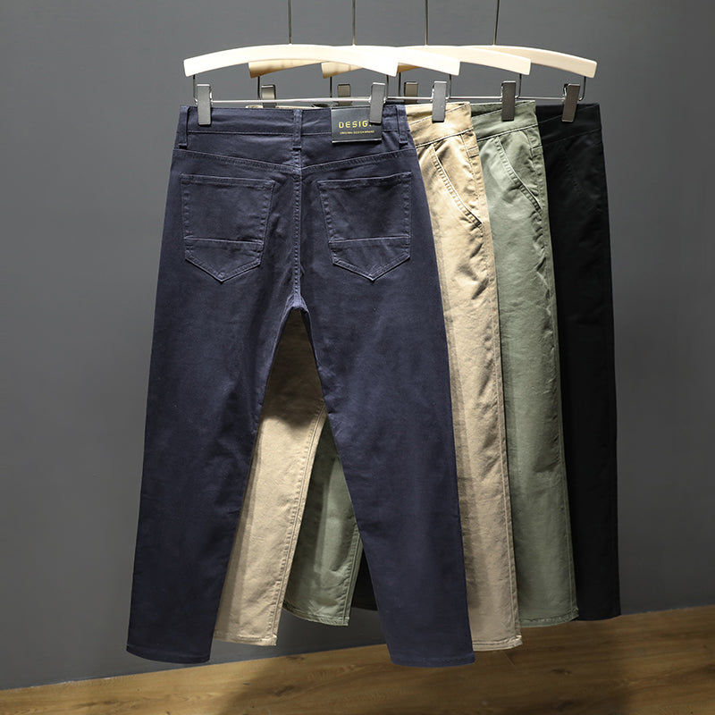 Plus Size Men's Minimalist Casual Pants ,Tapered Pants