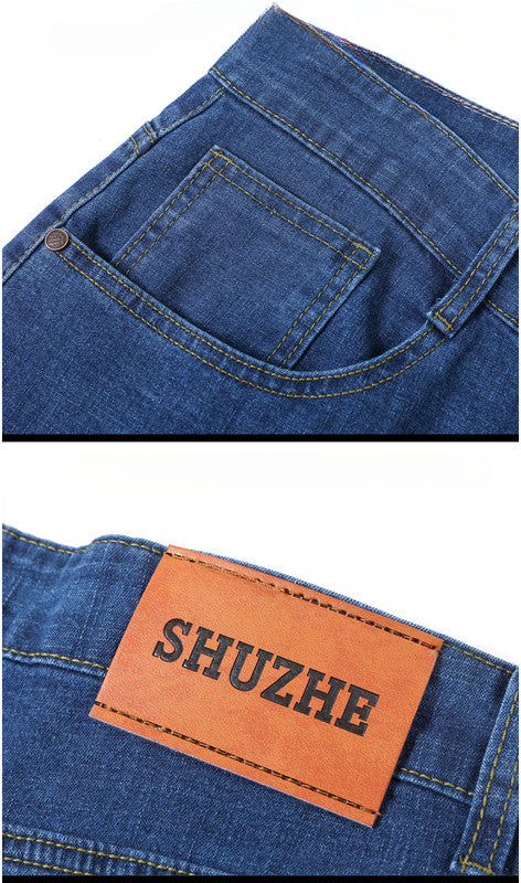 Plus Size Men's Loose Straight Jeans