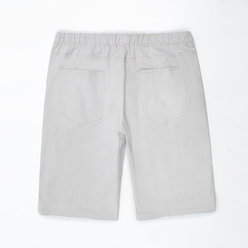 Übergröße Herren-Shorts mit elastischer Taille und Kordelzug, einfache, vielseitige Shorts, lässige Kniehose für den Sommer 