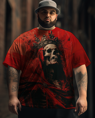 Men's Crimson King Plus Size Short Sleeve T-Shirt