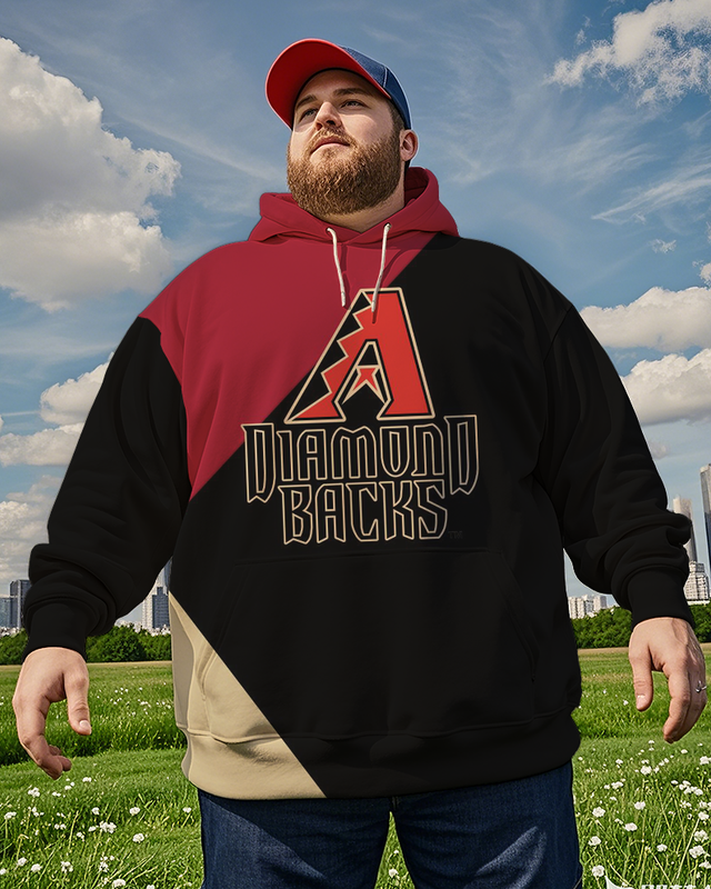 Sweat à capuche grande taille pour homme des Arizona Diamondbacks