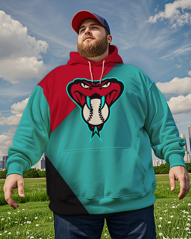 Men's Arizona Diamondbacks Plus Size Hoodie