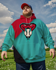 Arizona Diamondbacks-Kapuzenpullover für Herren in Übergröße