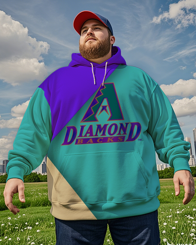 Men's Arizona Diamondbacks Plus Size Hoodie