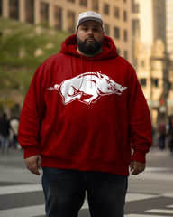 Arkansas Razorbacks Kapuzenpullover für Herren in Übergröße