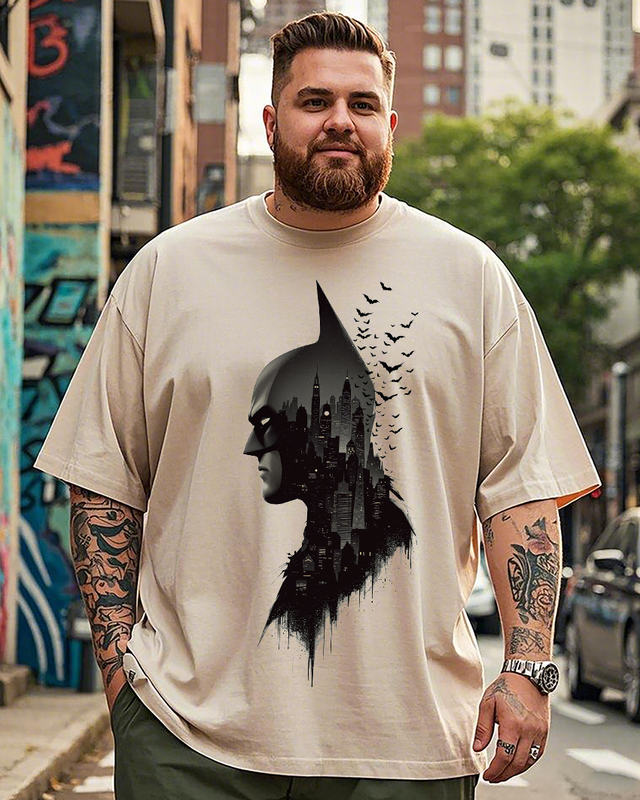 Batman Men's Plus Size Short Sleeve T-Shirt