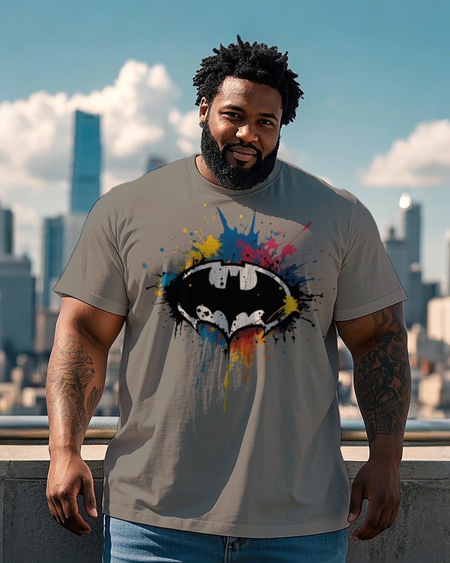 Batmobile Men's Plus Size Short Sleeve T-Shirt