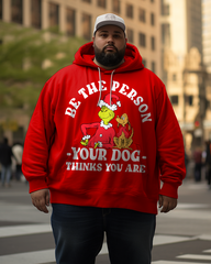 Men's Be the Person Plus Size Hoodie