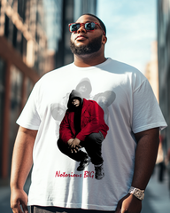 T-shirt à manches courtes pour homme Biggie Graphic grande taille