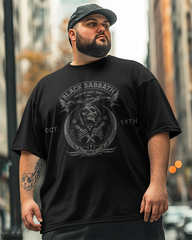 T-shirt grande taille pour homme Black Sabbath