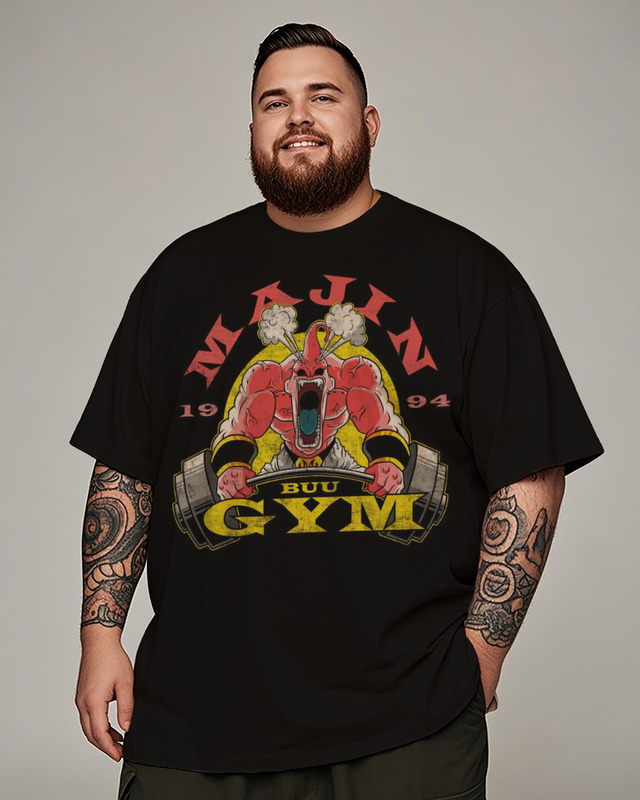 Physical Eexercise Graphic Men's Plus Size Short Sleeve T-Shirt