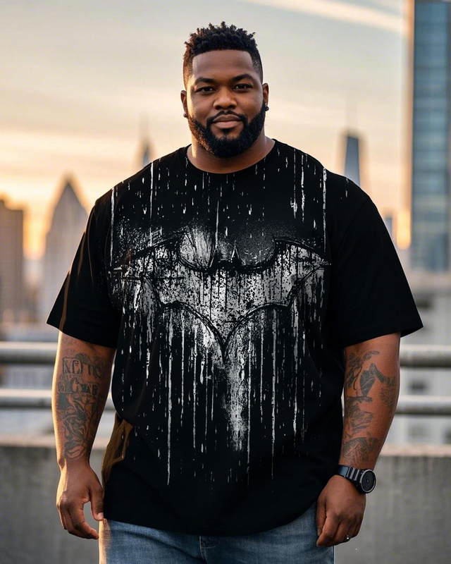 Batman Men's Plus Size Short Sleeve T-Shirt