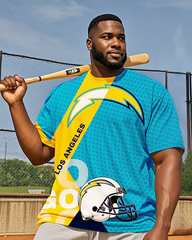 Chargers Men's Plus Size Short Sleeve T-Shirt