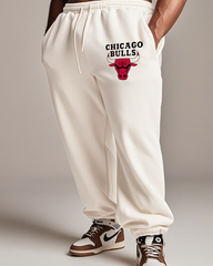 Men's Chicago Bulls Plus Size Hoodie&Pants