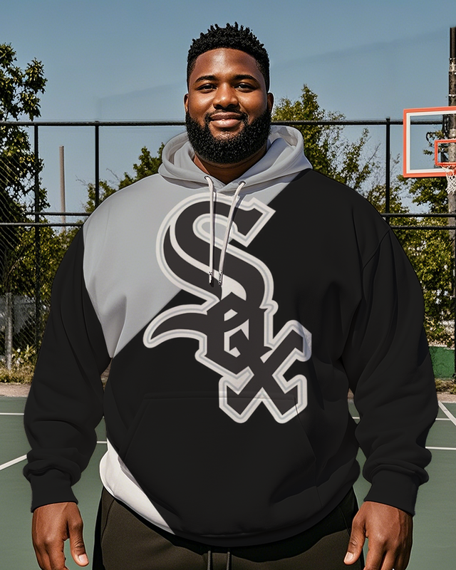 Sweat à capuche grande taille pour homme des Chicago White Sox