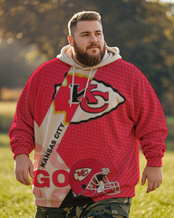 Chiefs Men's Plus Size Hoodie