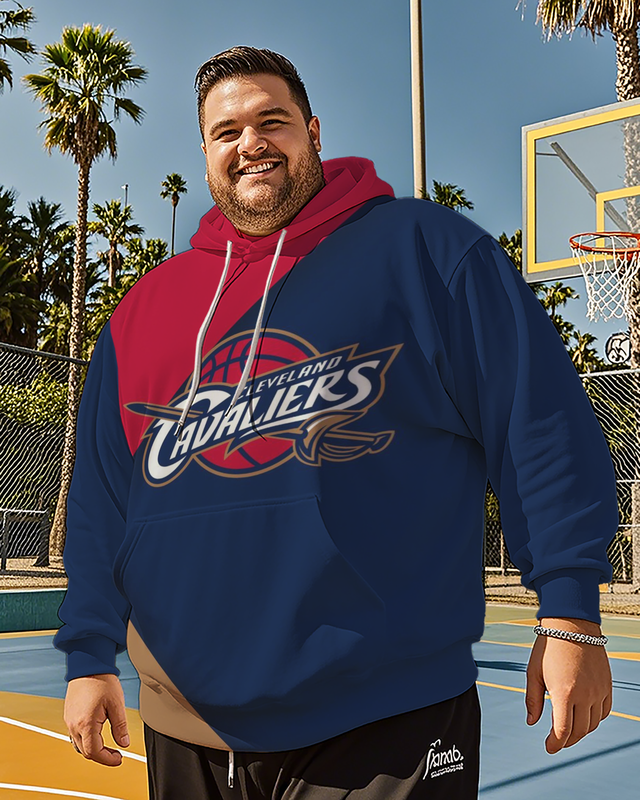 Sweat à capuche grande taille pour homme Cleveland Cavaliers