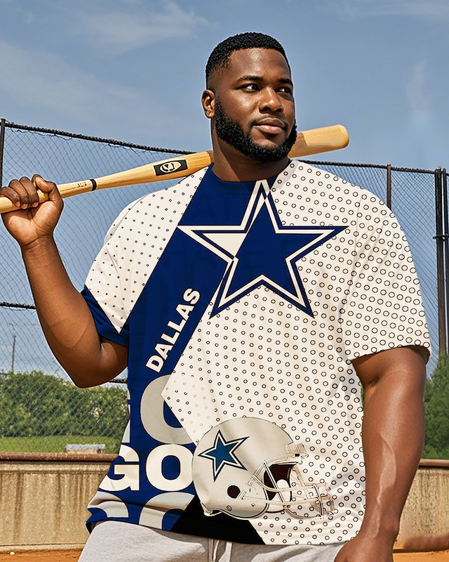 Cowboys Men's Plus Size Short Sleeve T-Shirt