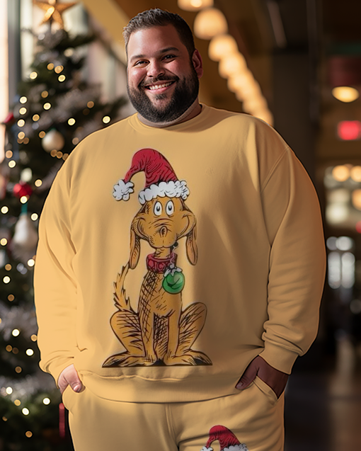 Men's Cute Christmas Plus Size Sweatshirts