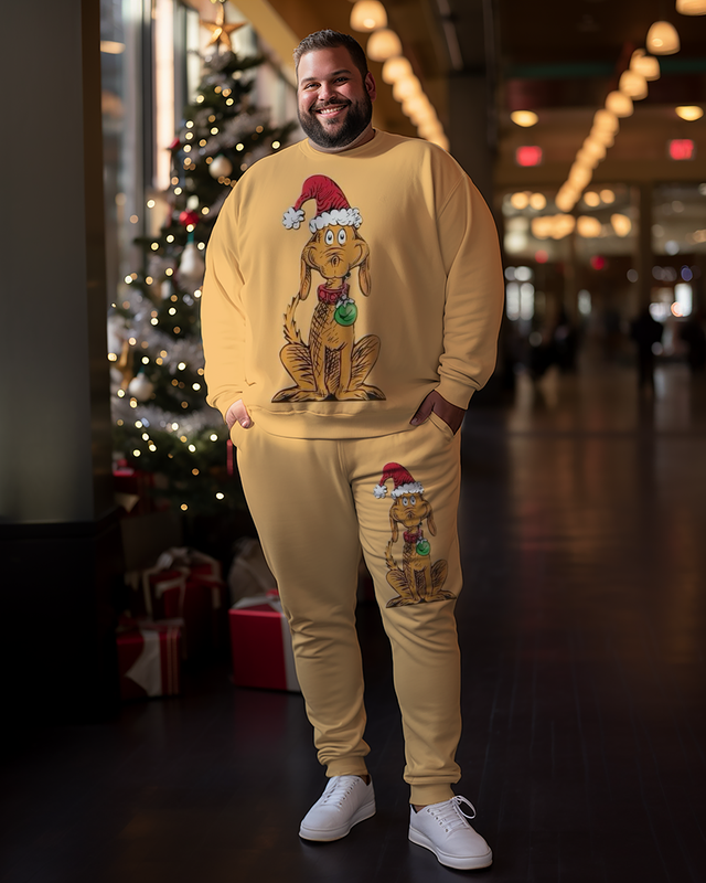 Süße Weihnachts-Sweatshirts in Übergröße für Herren