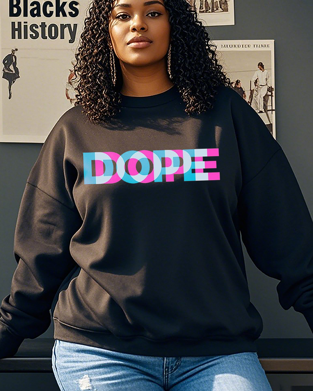 Sweat-shirts grande taille pour femmes DOPE