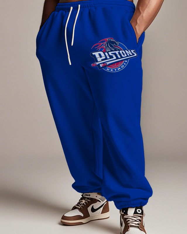 Sweat à capuche grande taille pour homme Detroit Pistons