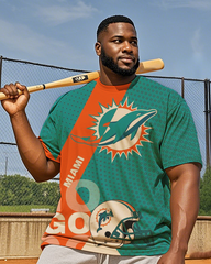 Dolphins Men's Plus Size Short Sleeve T-Shirt