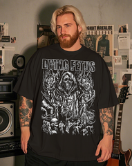 DYING FETUS HEAVY METAL Men's Plus Size Short Sleeve T-Shirt