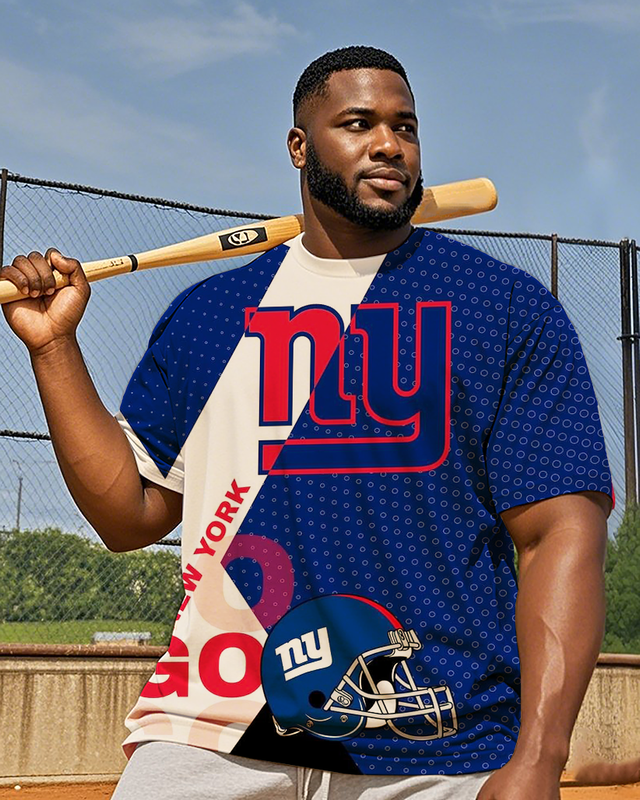 Giants Men's Plus Size Short Sleeve T-Shirt