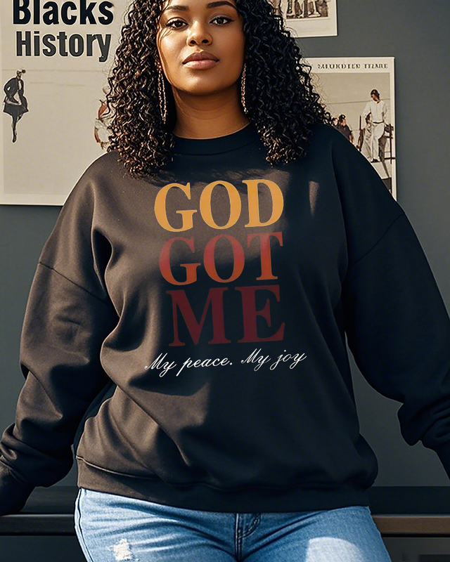 God Got Me Women's Plus Size Sweatshirts