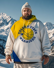 Sweat à capuche grande taille pour homme Golden State Warriors