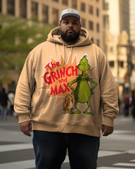 Men's Grinch & Max Plus Size Hoodie